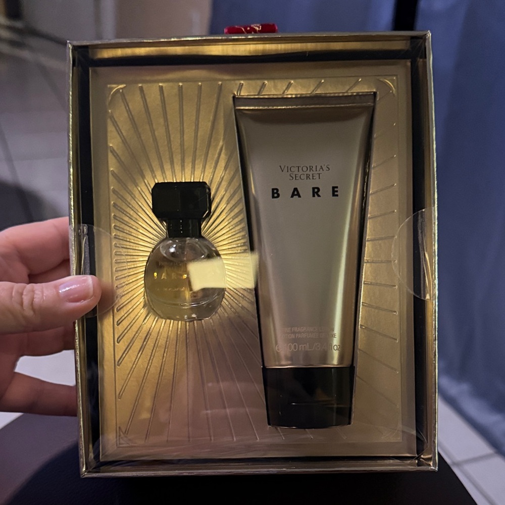 Victoria's Secret Bare Body Wash Set - Gold and Black NWT